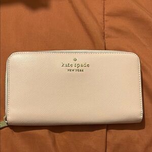 Kate Spade Pink Zip Wallet